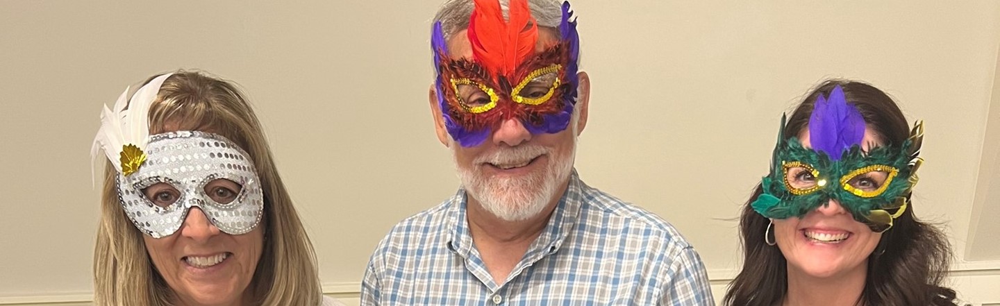 adults in masks