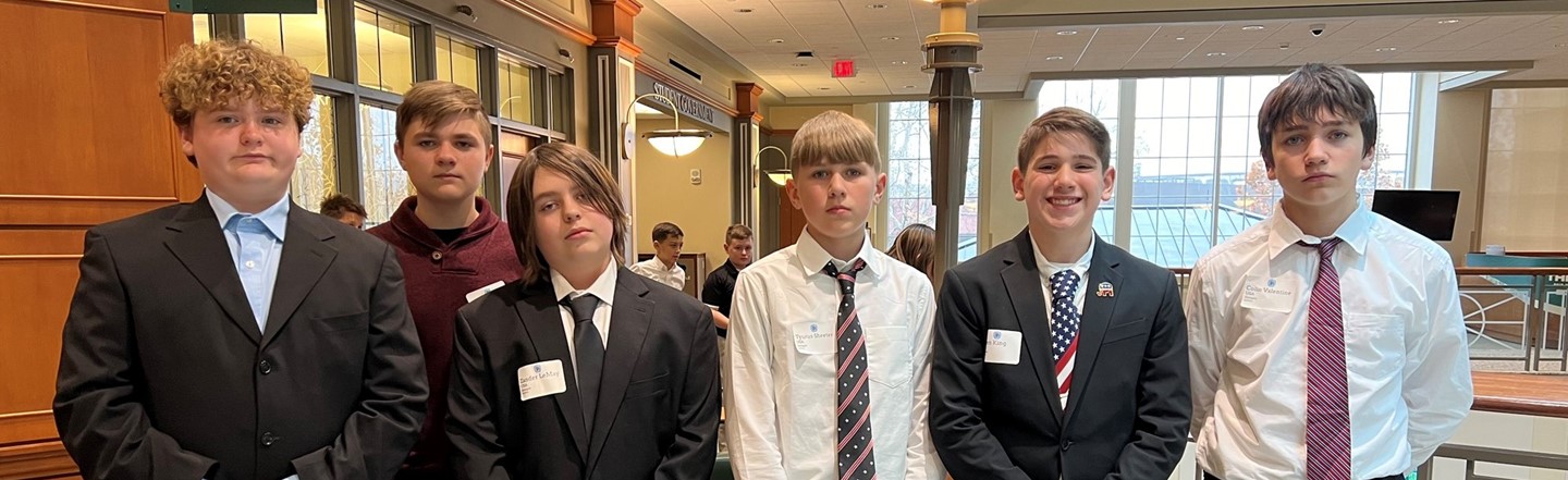 Model UN students
