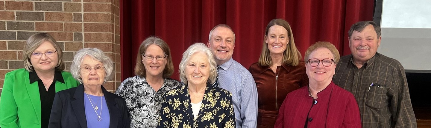 GVESC Board Members with Emily Crabtree and Dr. Denise Shockley